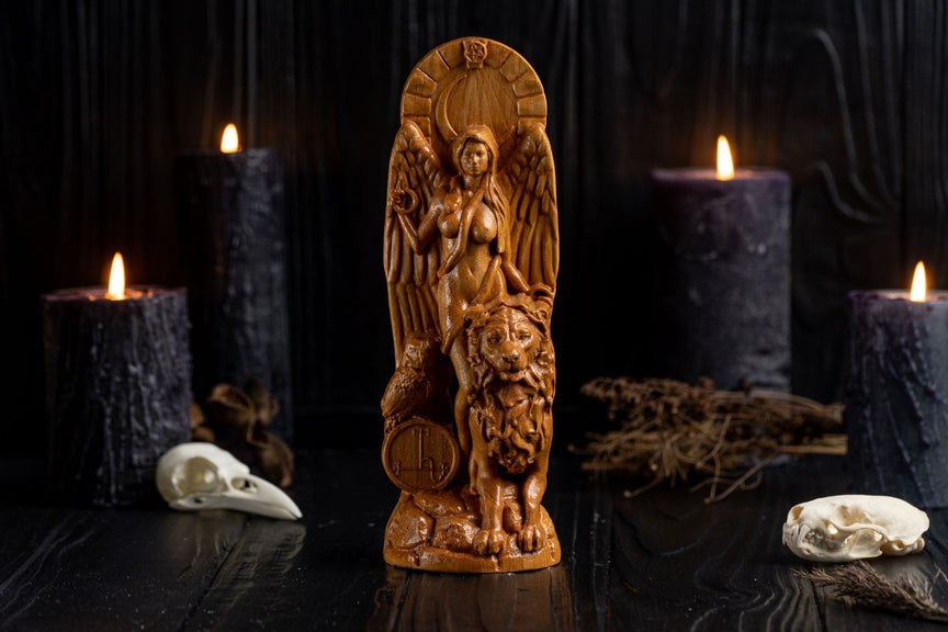 Wiccan Gods statues