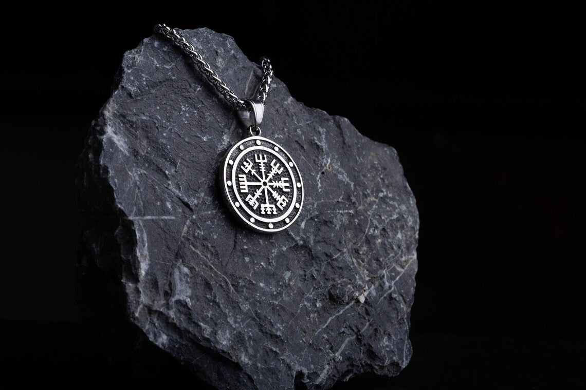 Viking Vegvisir necklace