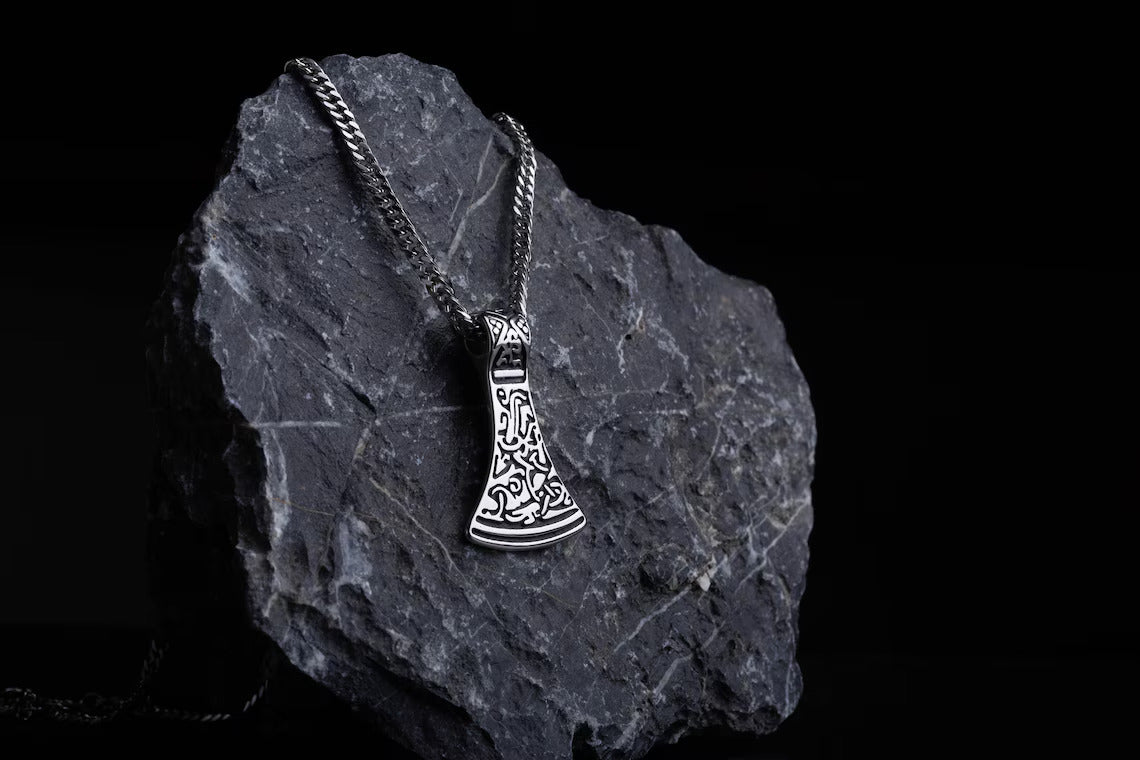 Viking axe necklace