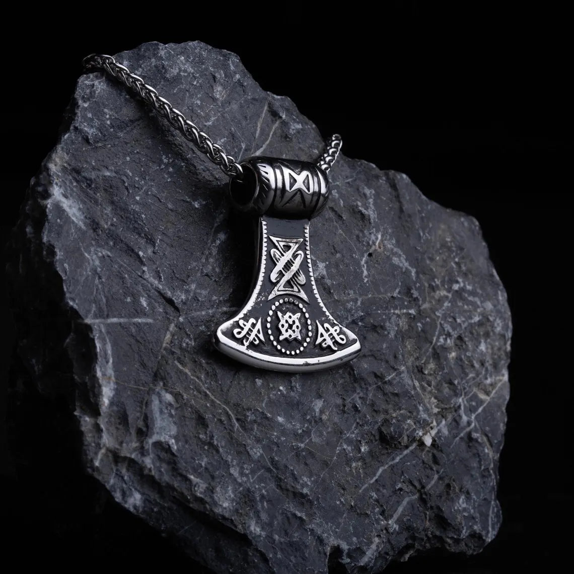 Viking axe necklace