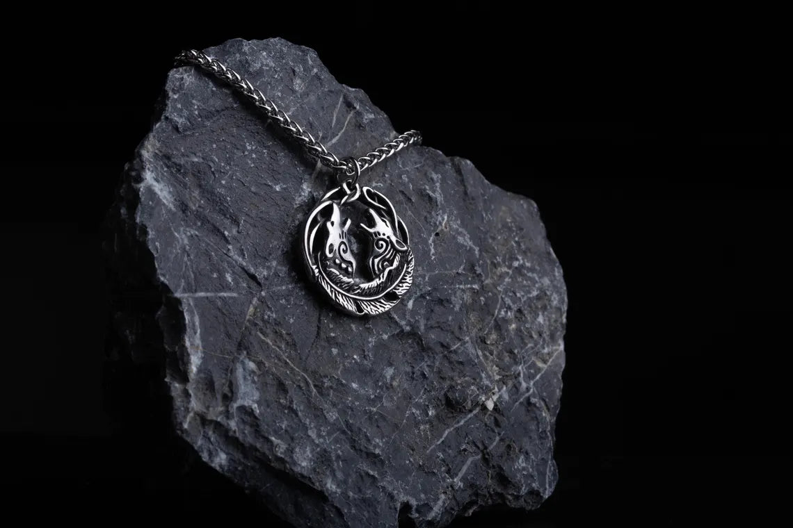 Howling Wolves Pendant