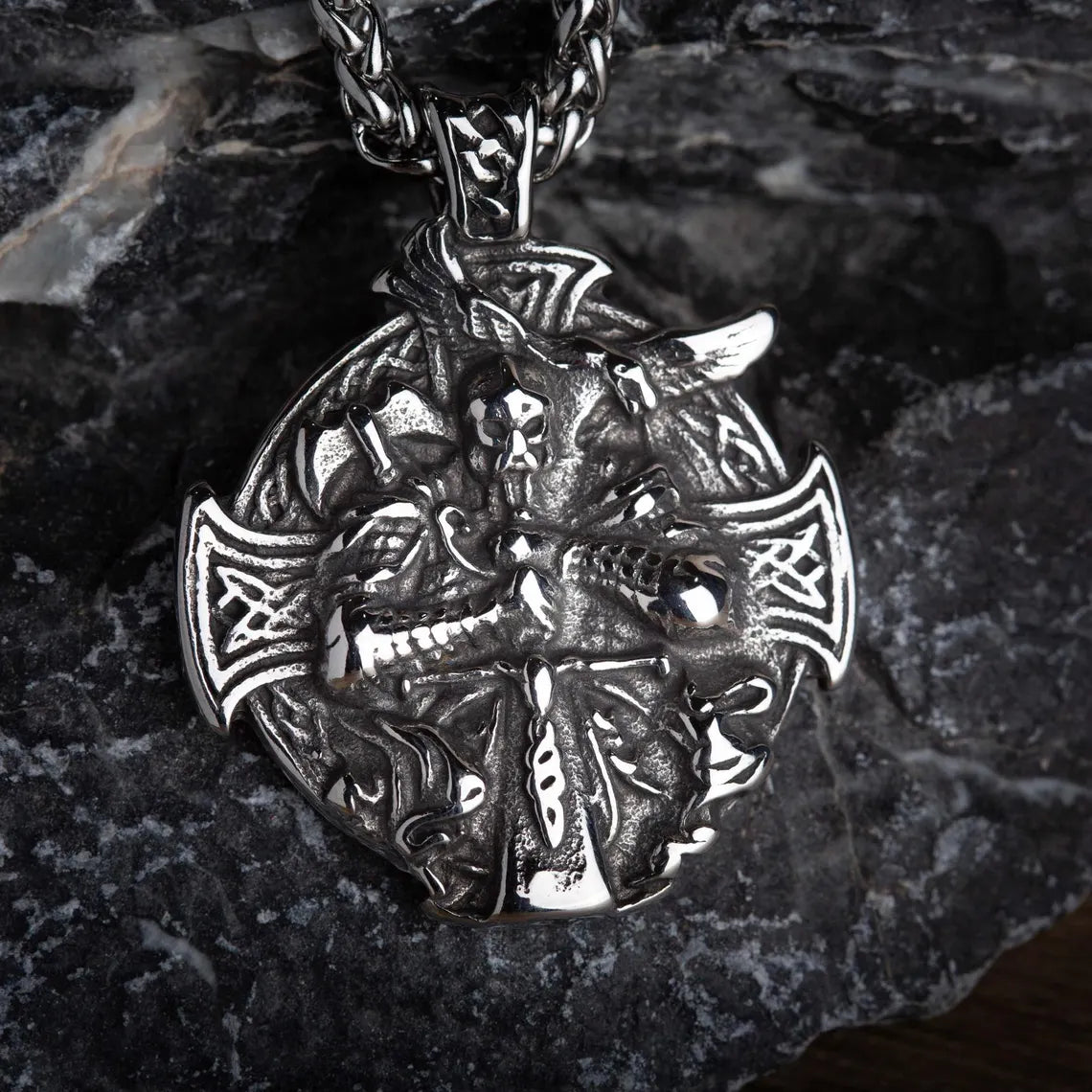 Odin Raven Pendant