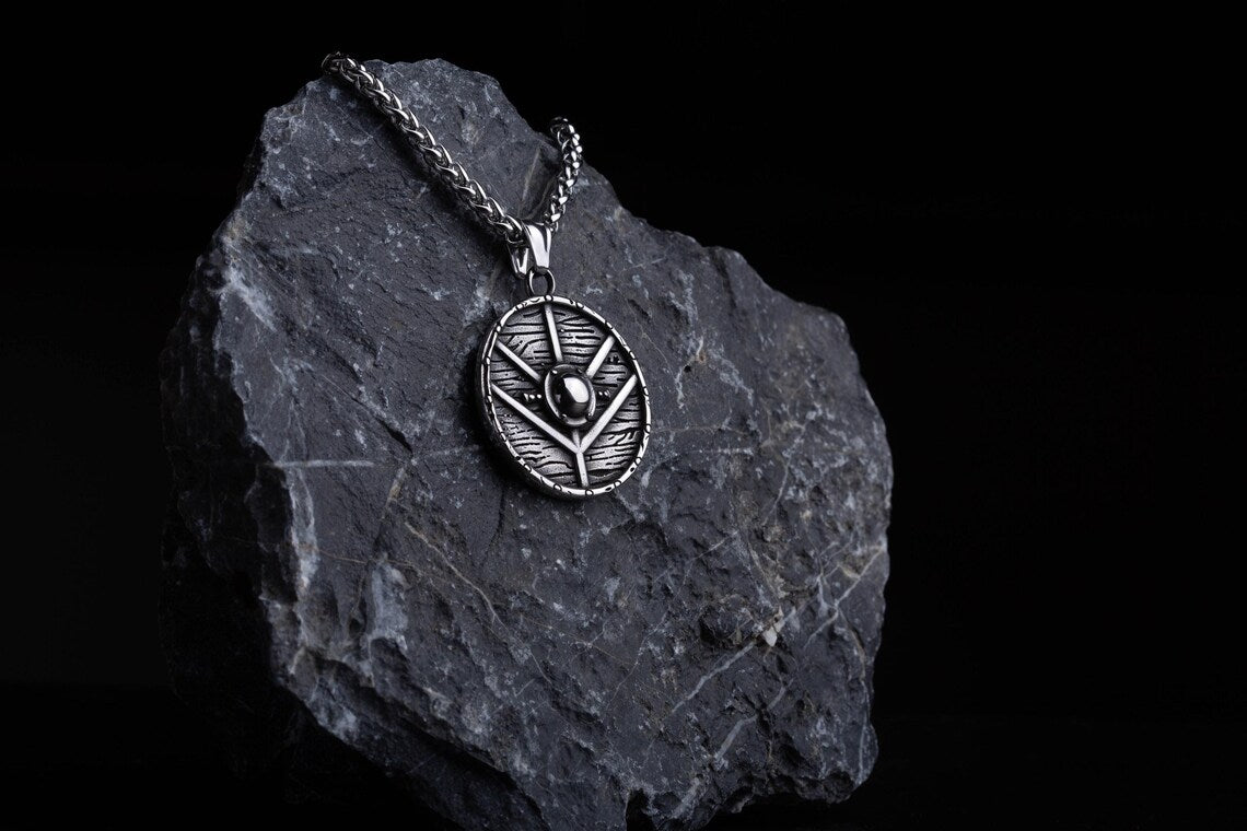 Viking shield pendant