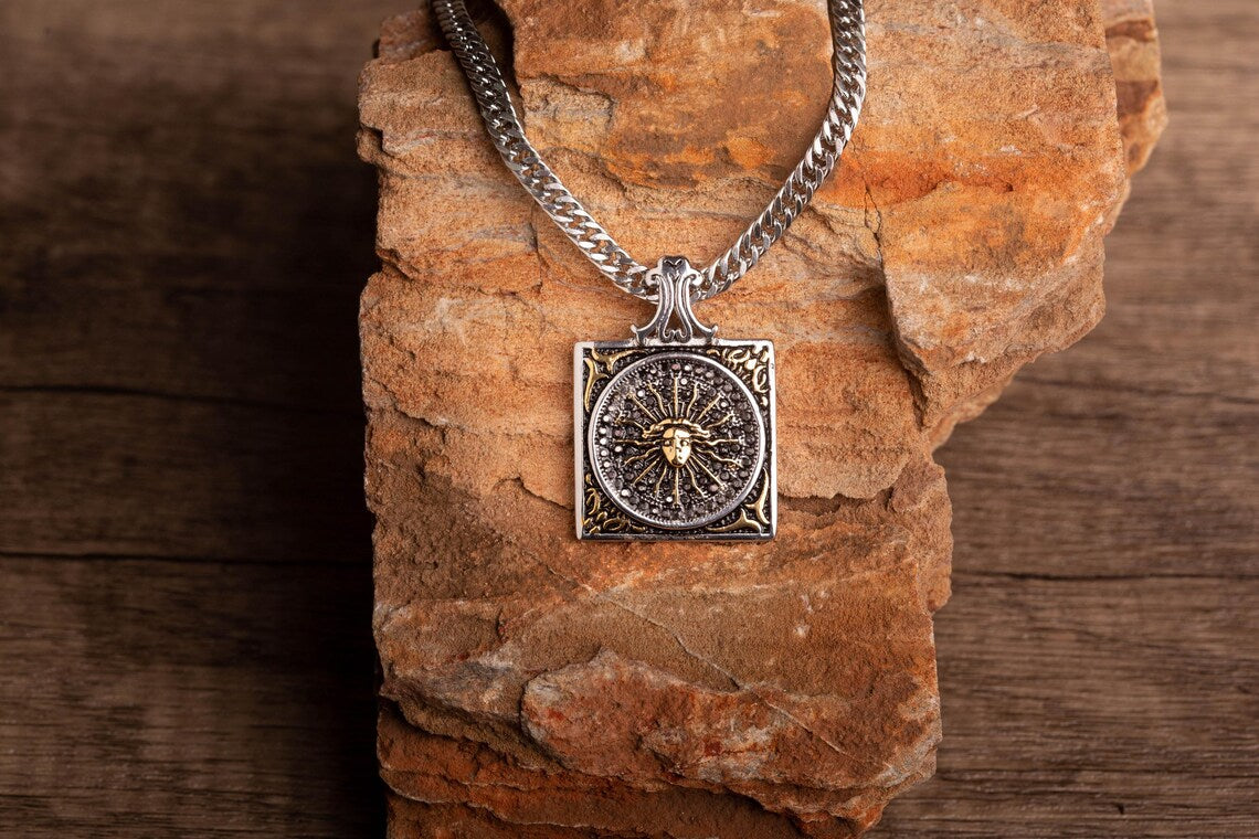 Sun god pendant
