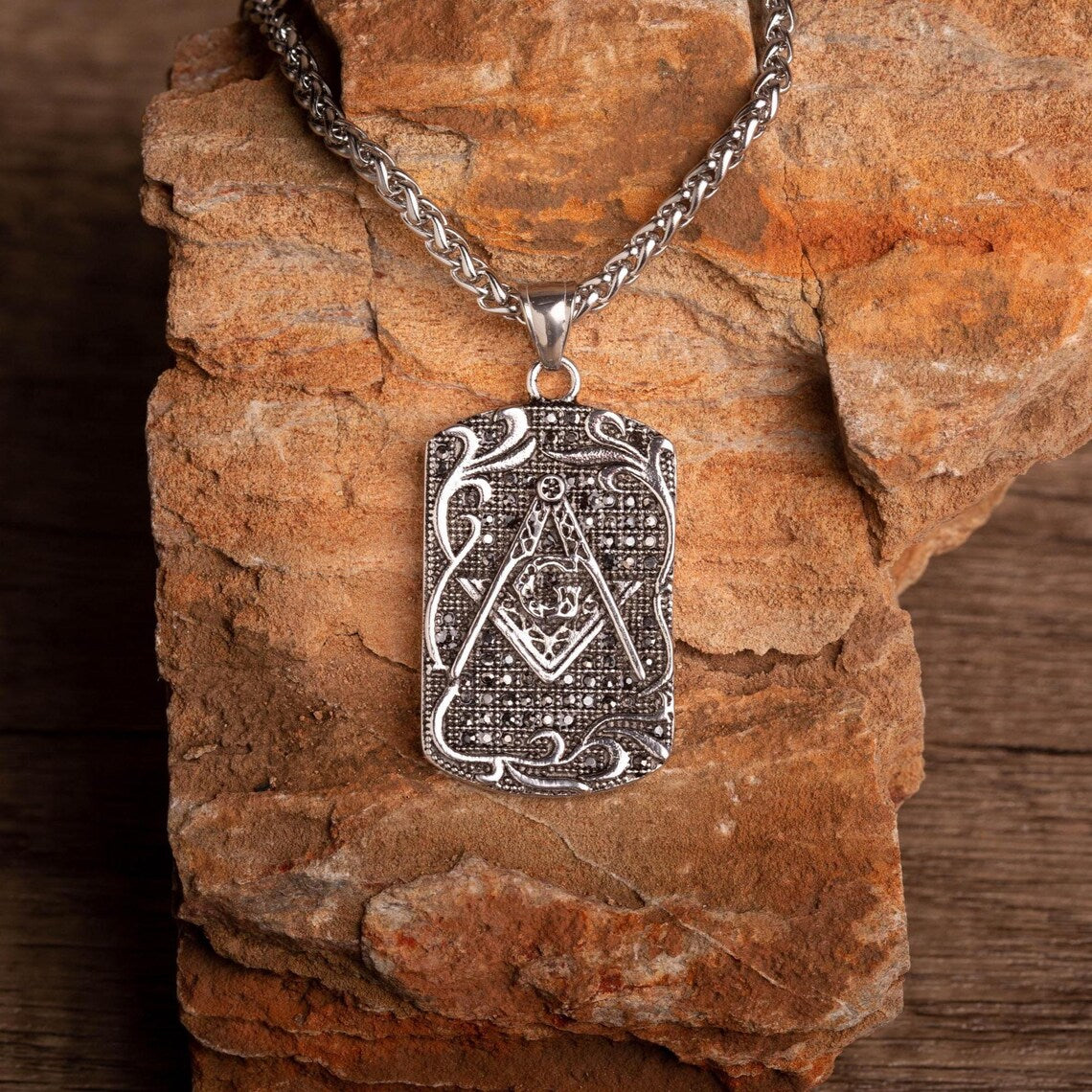 Masonic G necklace