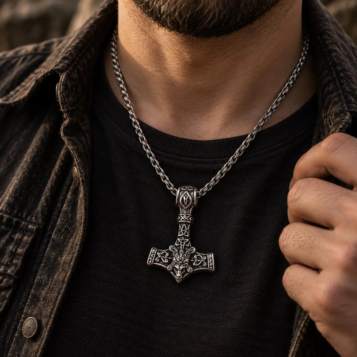 Mjolnir necklace