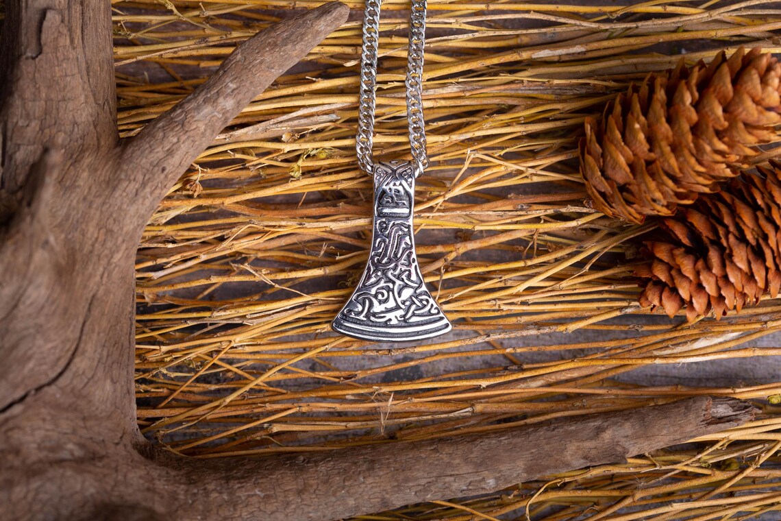 Viking axe necklace