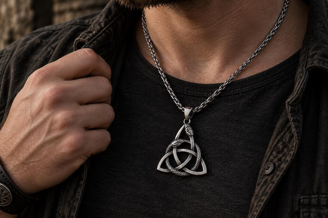 Celtic Snake Necklace