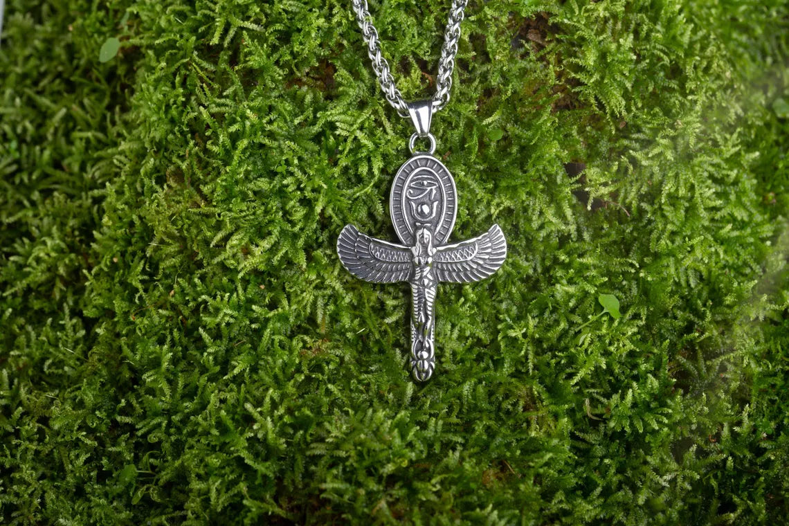 Ankh goddess pendant