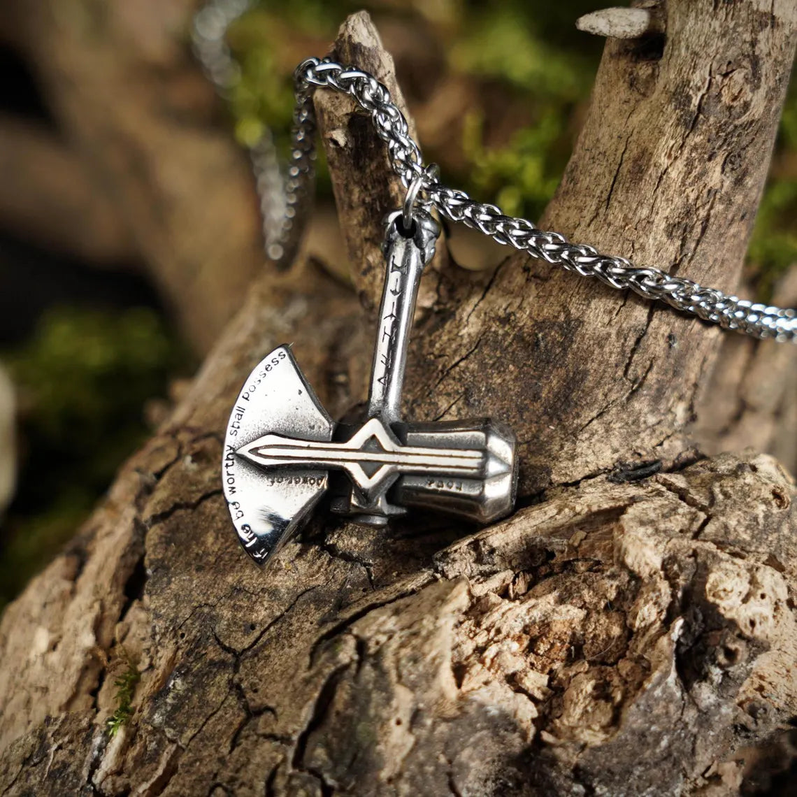 Kratos Axe Necklace