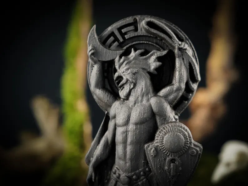 Black Abraxas Statue