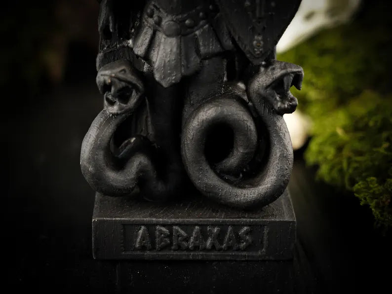 Black Abraxas Statue