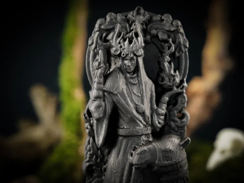 Black Paimon Statue