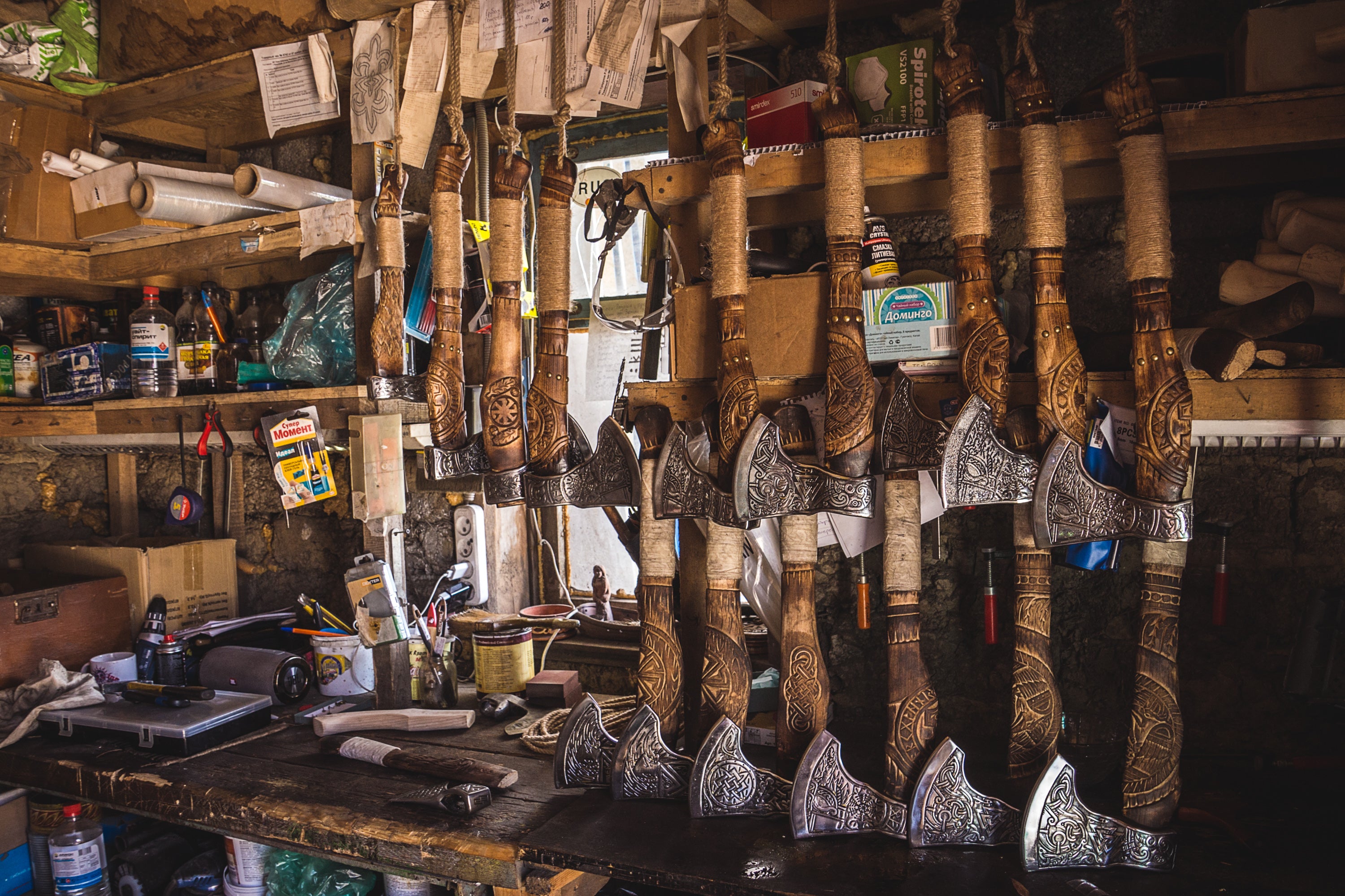 Hand forged viking axes, viking axe for sale, valhallaworld, usable viking axe, double sided war axes