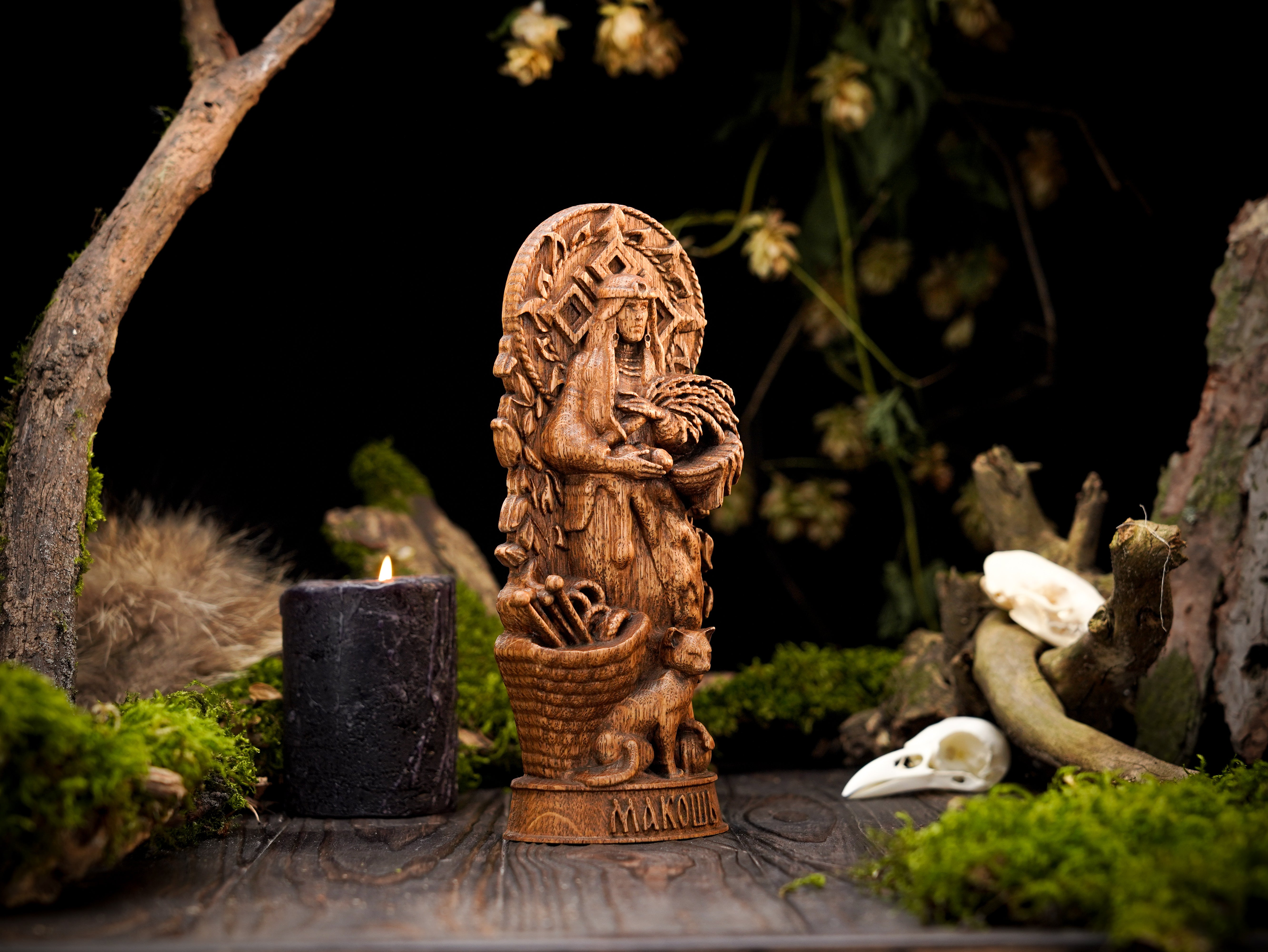 Slavic goddess statue