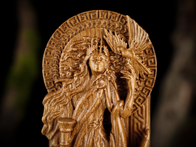 Maia goddess statue