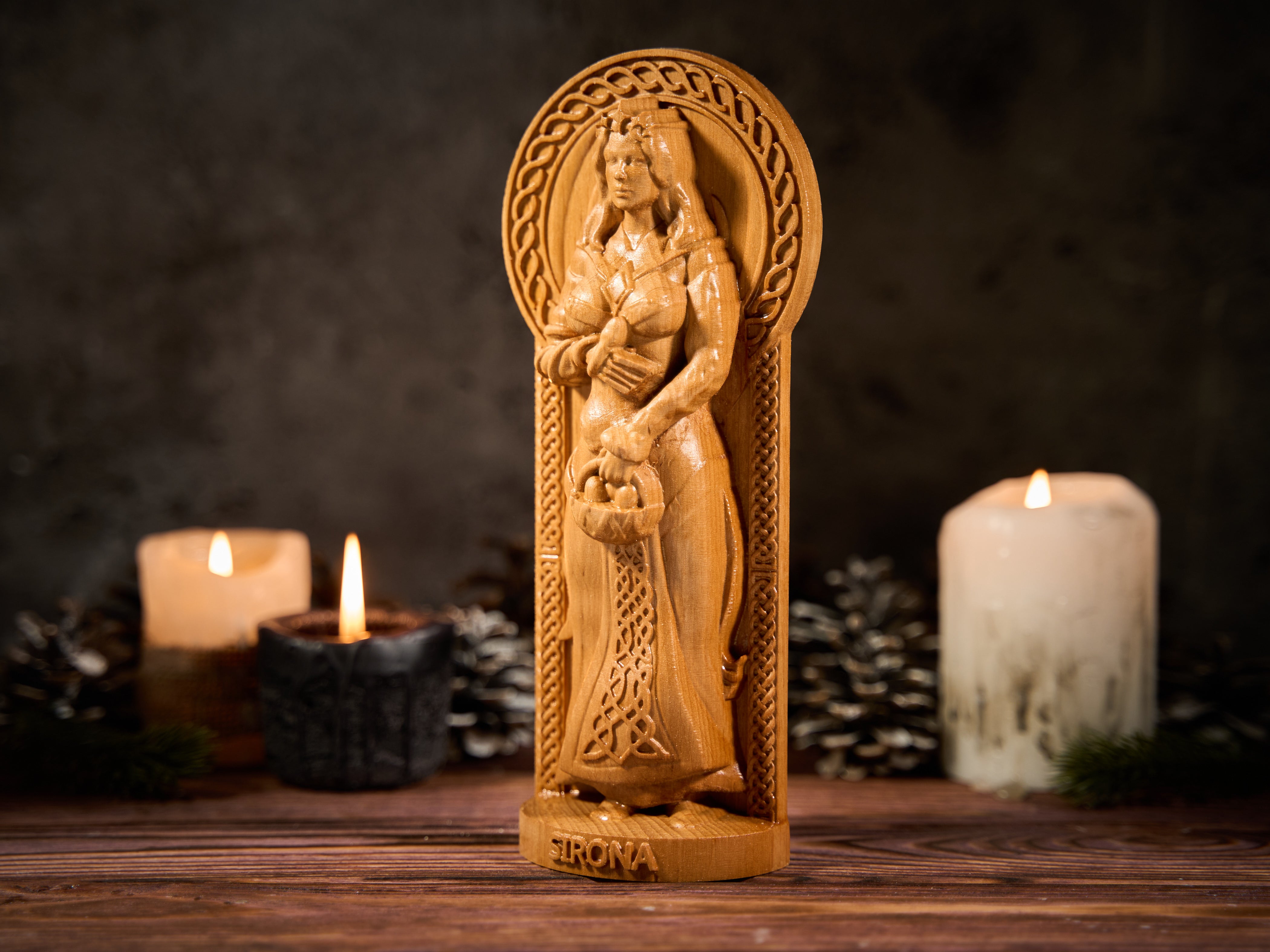 Oak Sirona Celtic statue