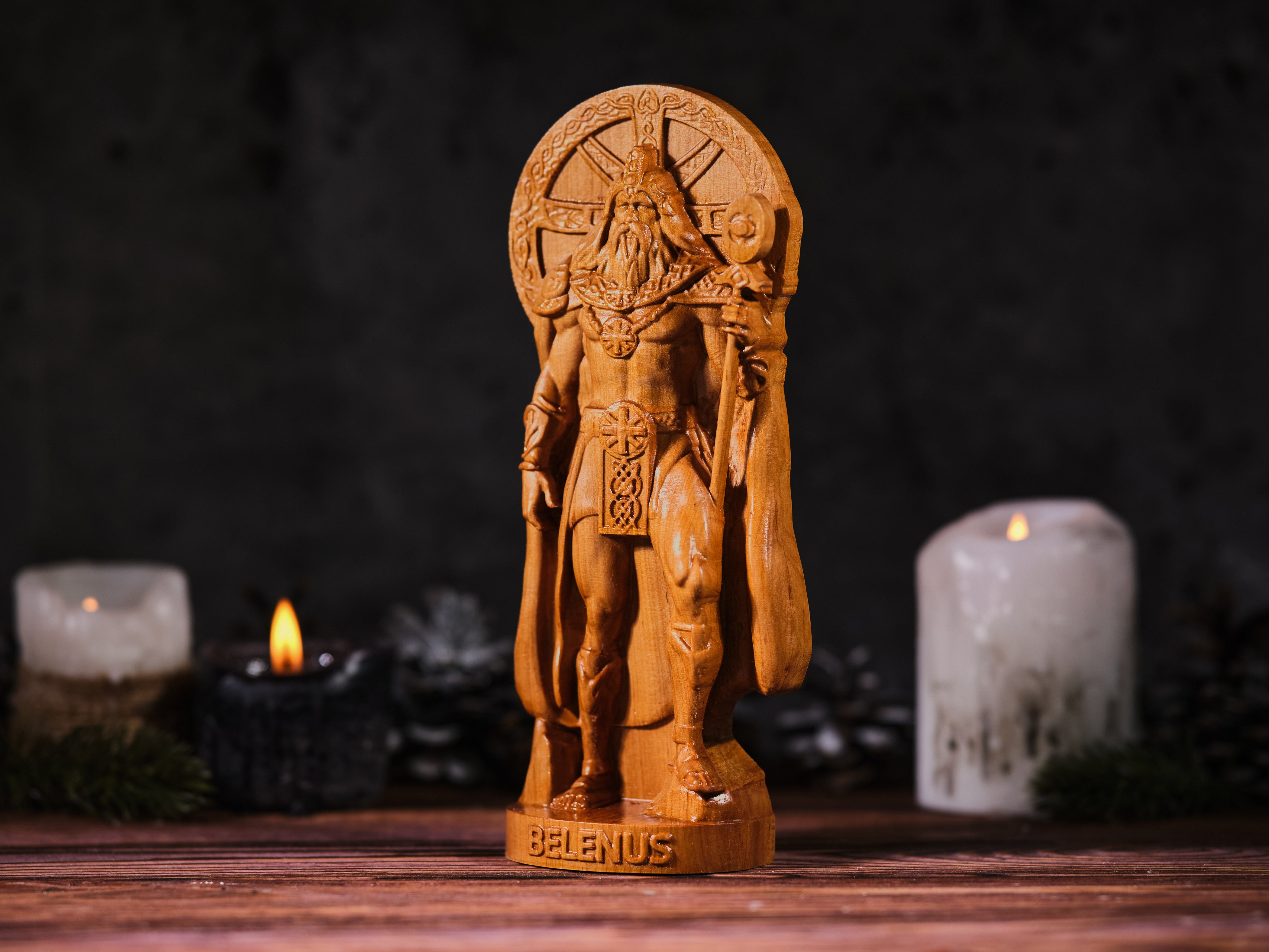 Oak Belenus Celtic statue