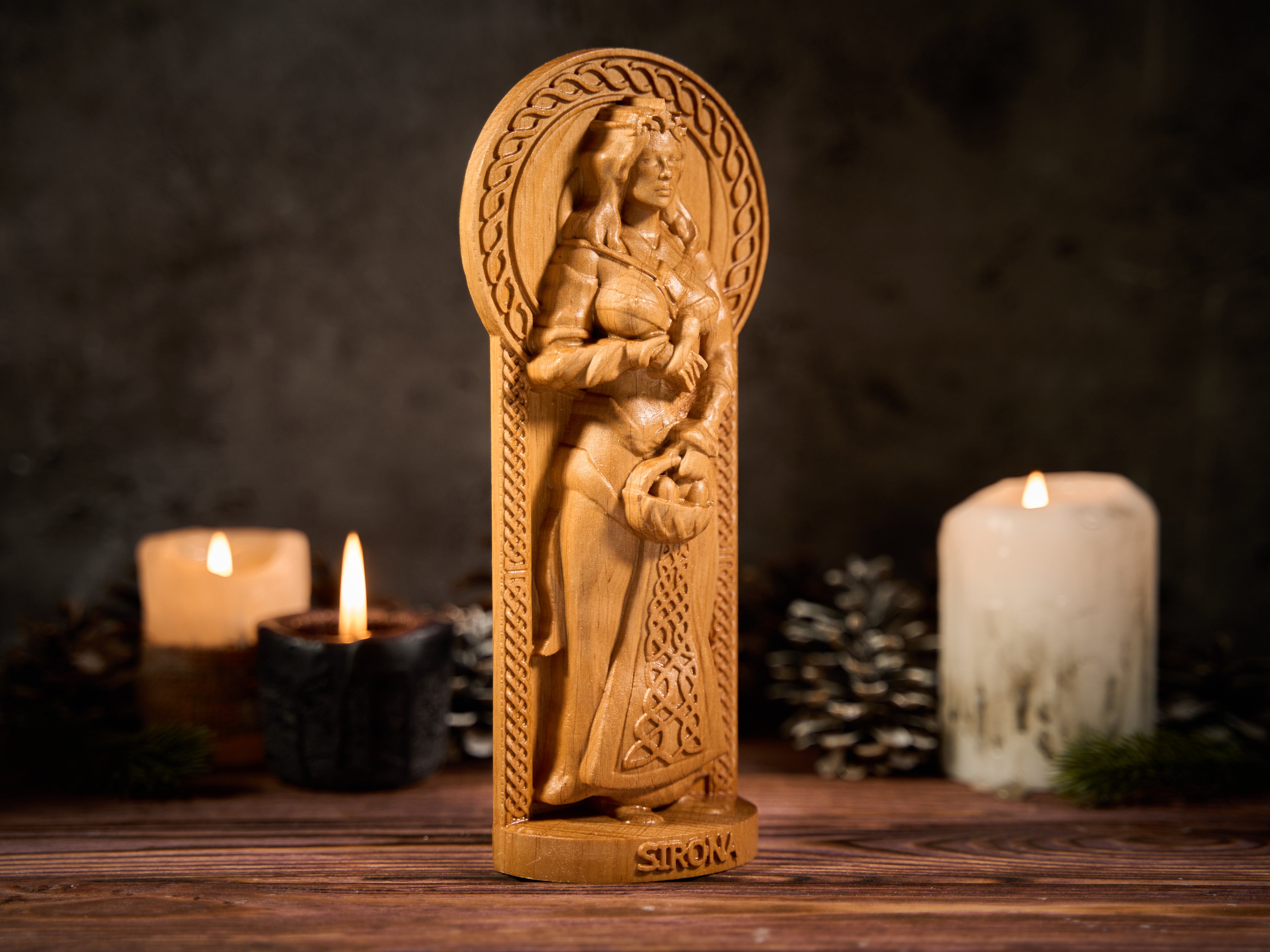 Oak Sirona Celtic statue