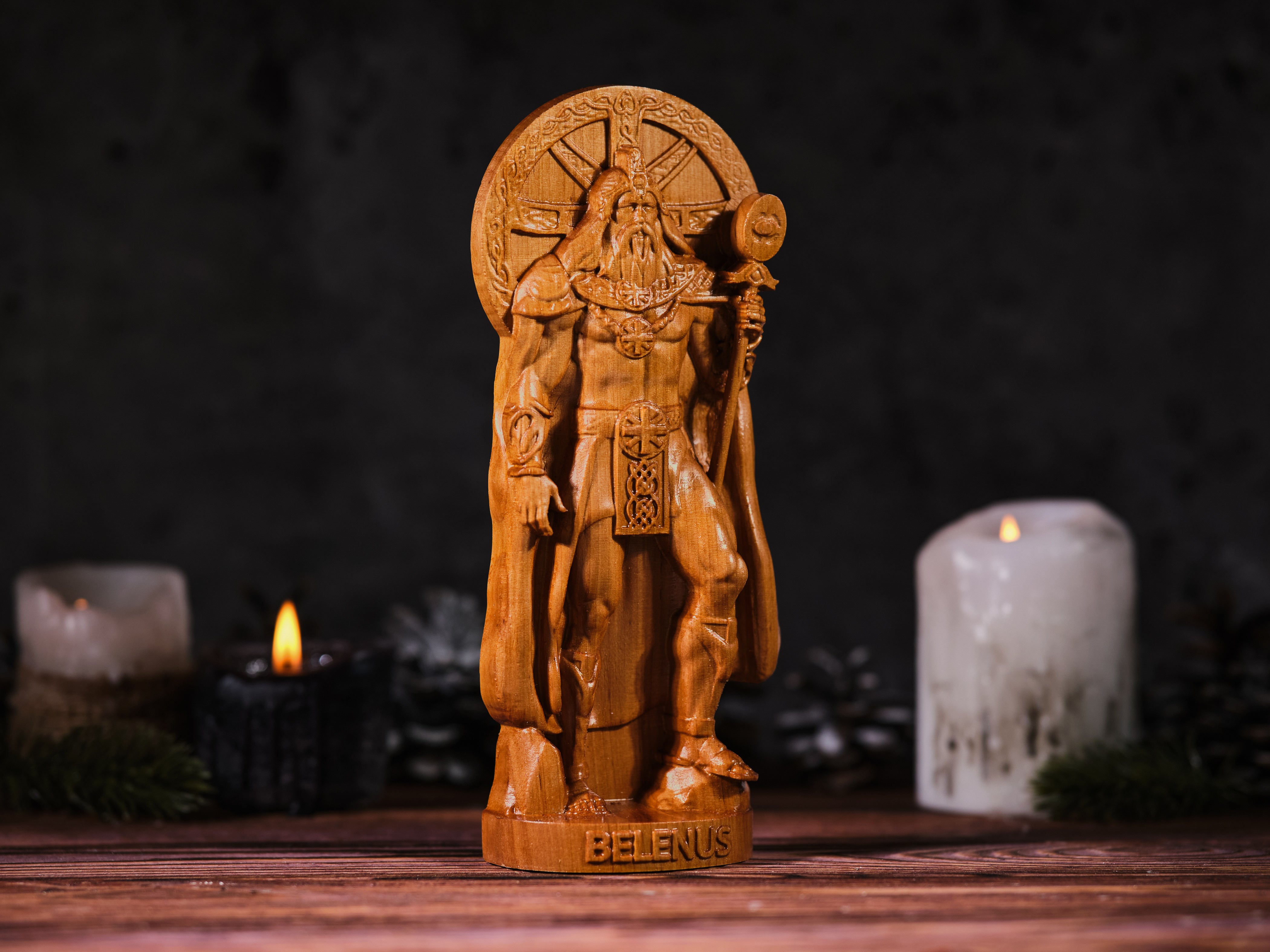 Oak Belenus Celtic statue