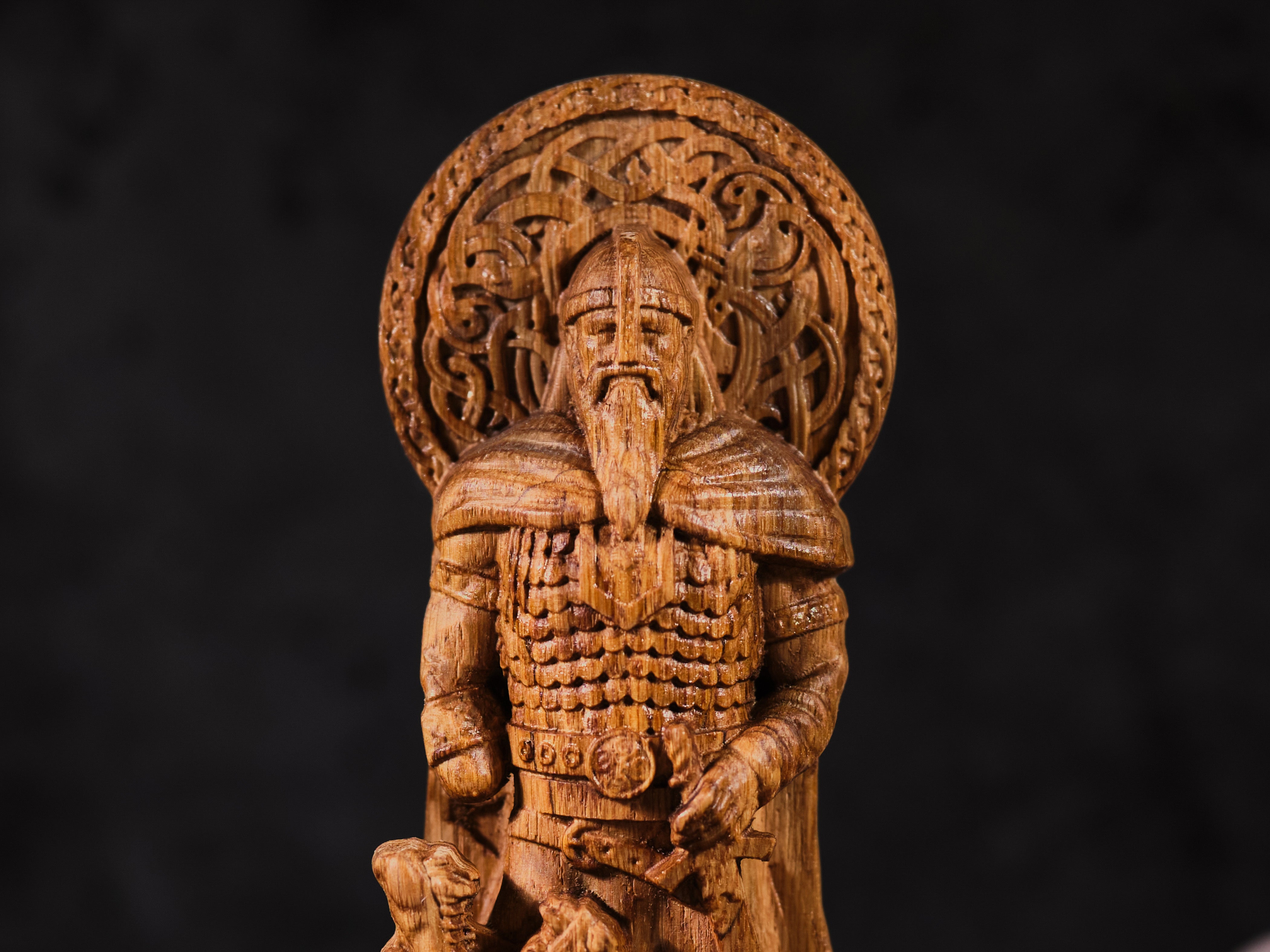 Oak Tyr Norse Statue