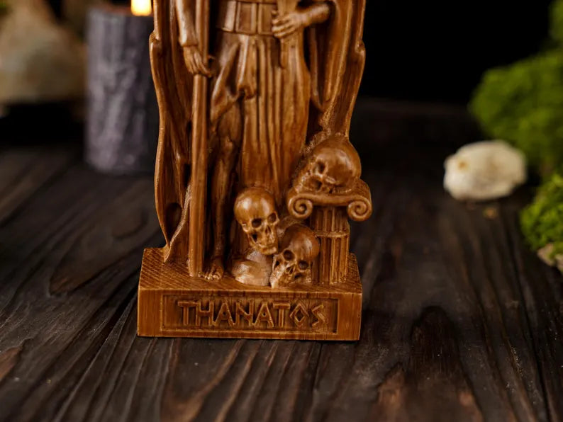 Thanatos God Statue