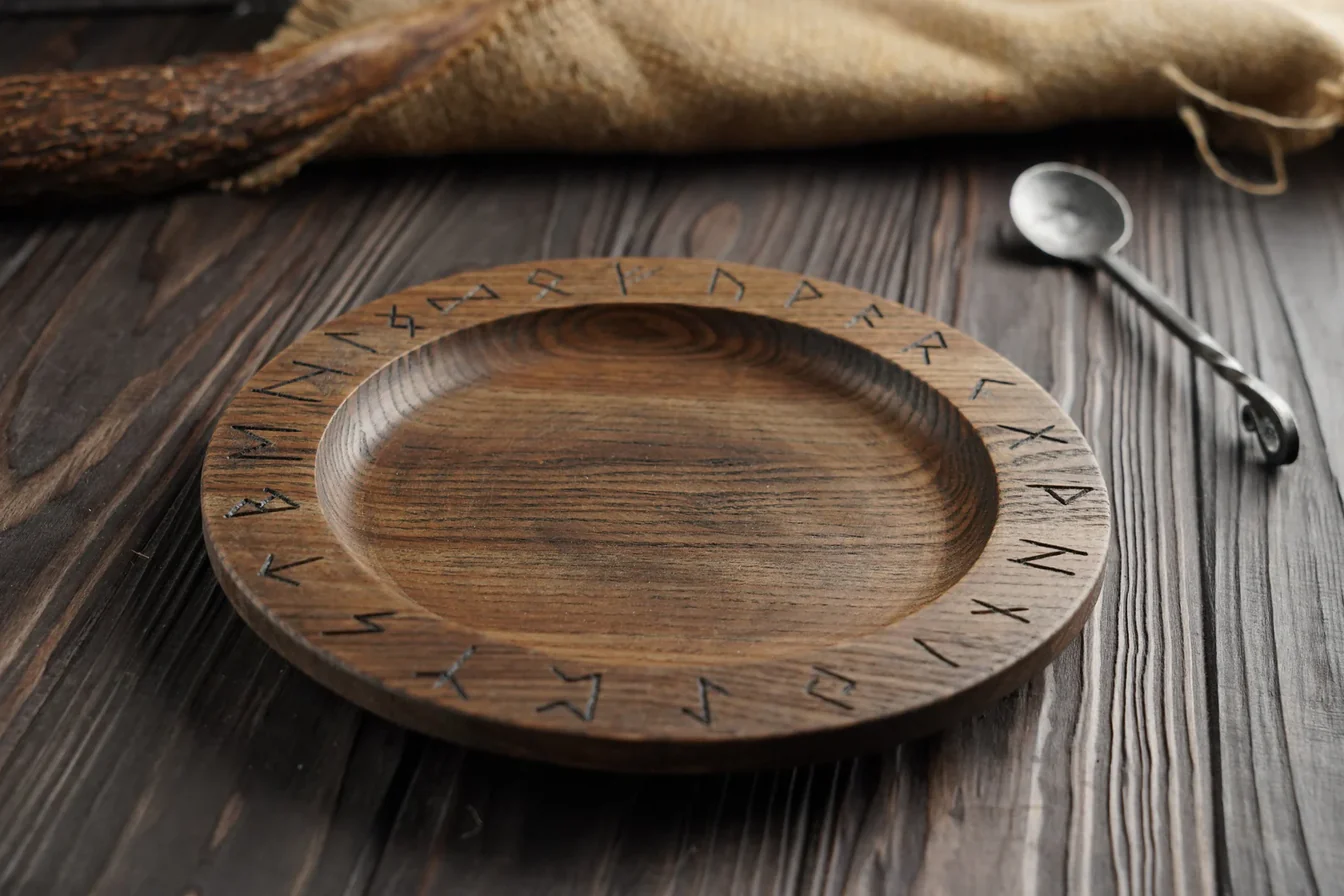 Viking Plate with runes