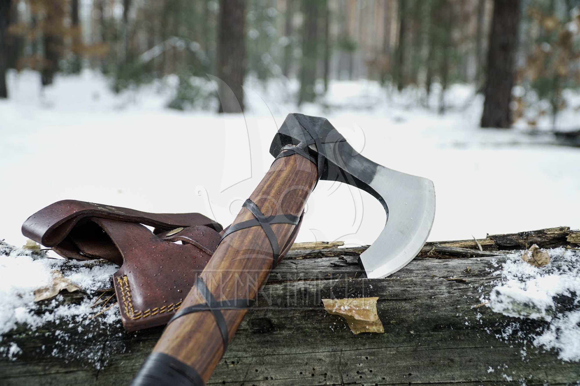 Forged viking axe