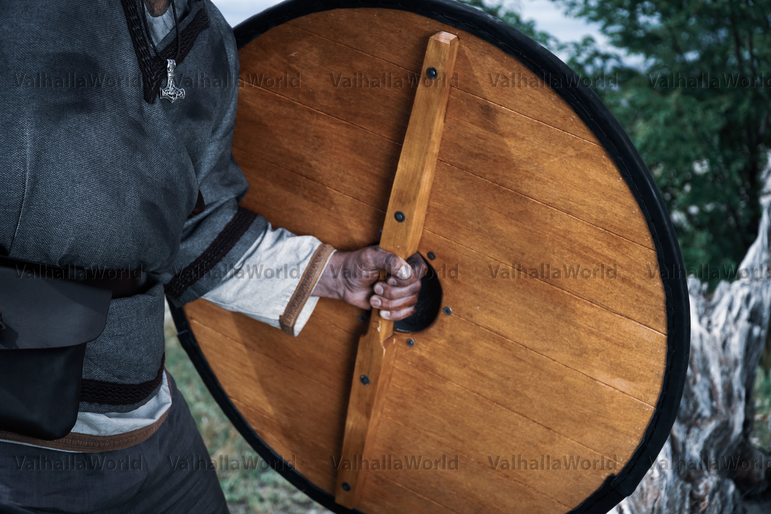 Battle ready viking shield