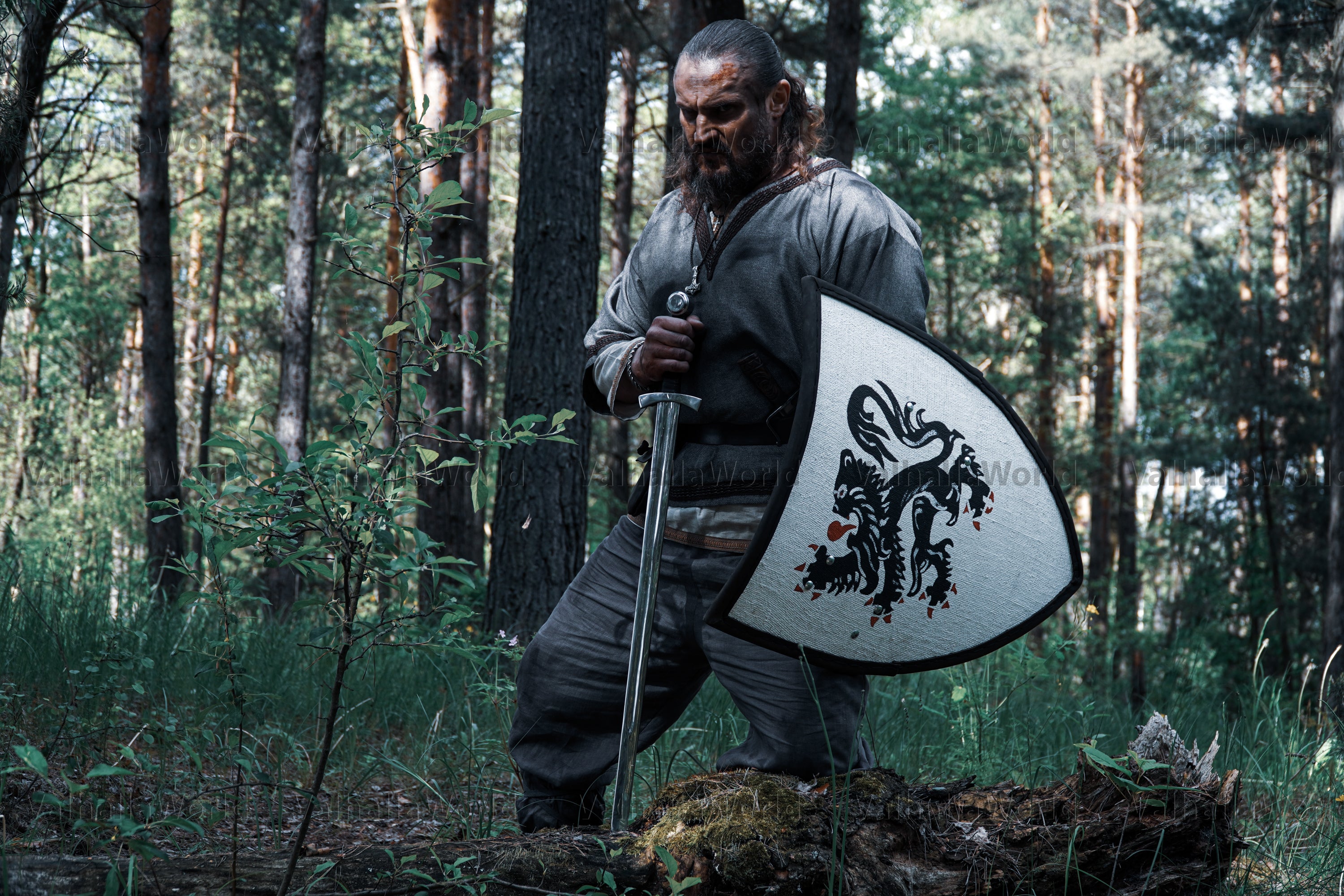 Forged viking sword for battles
