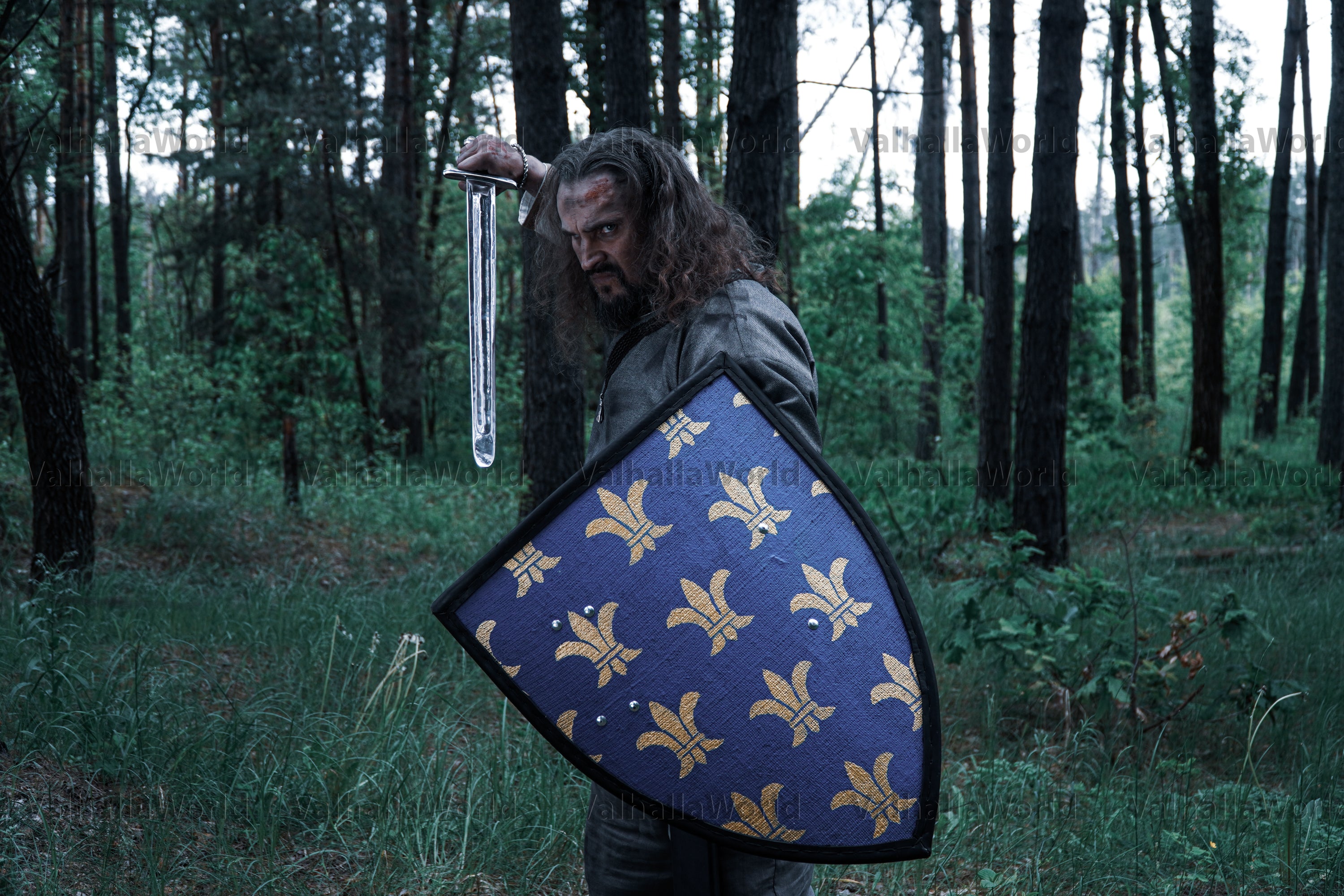 Battle ready medieval sword