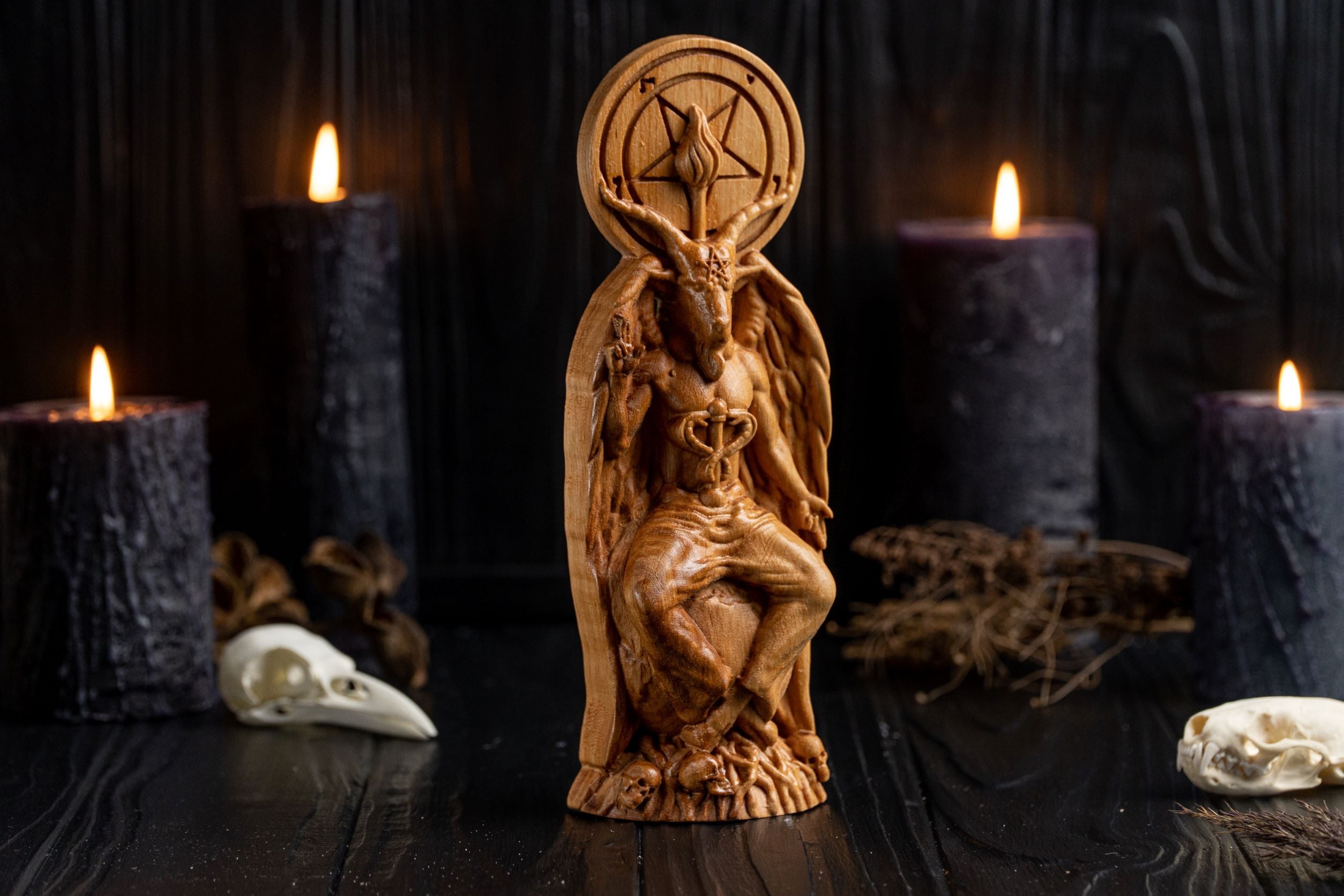 Handmade baphomet figurine