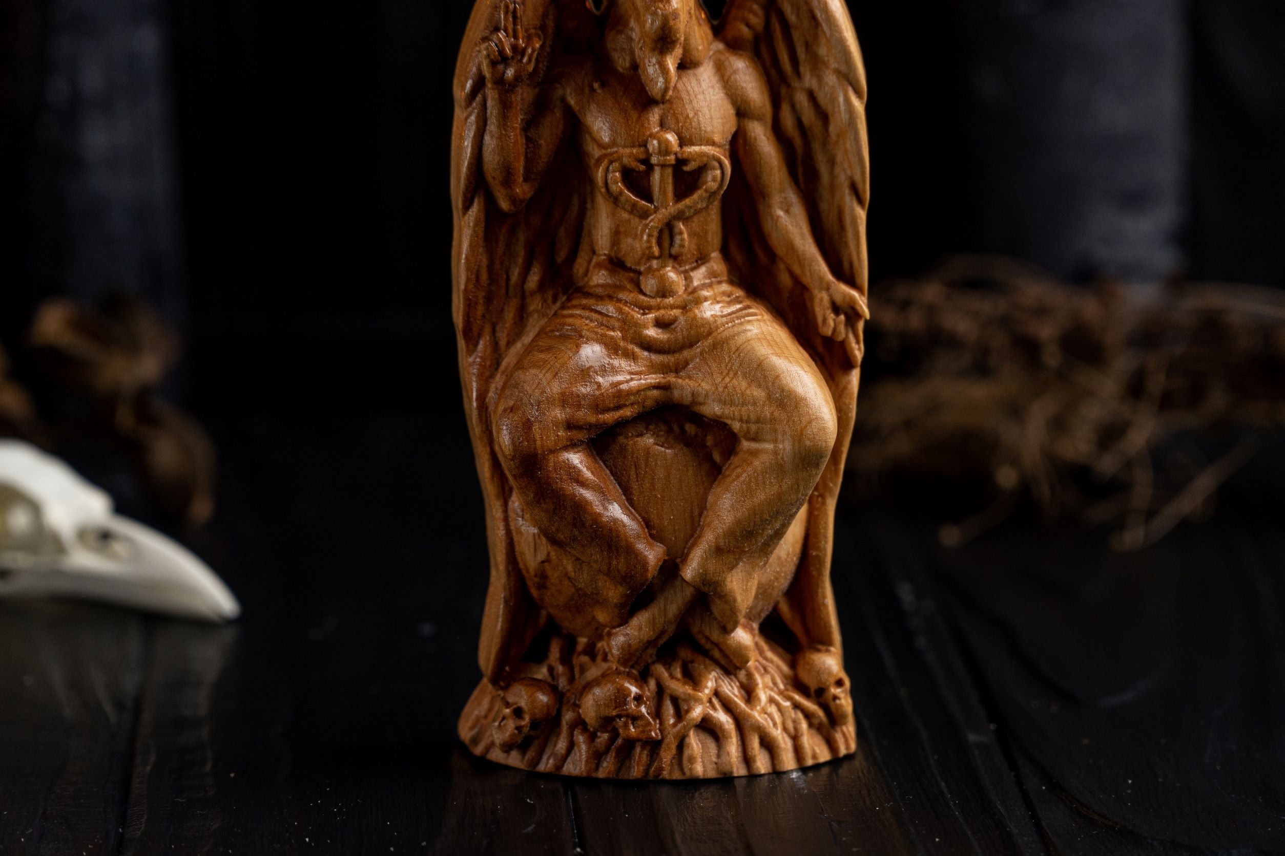 Baphomet statue