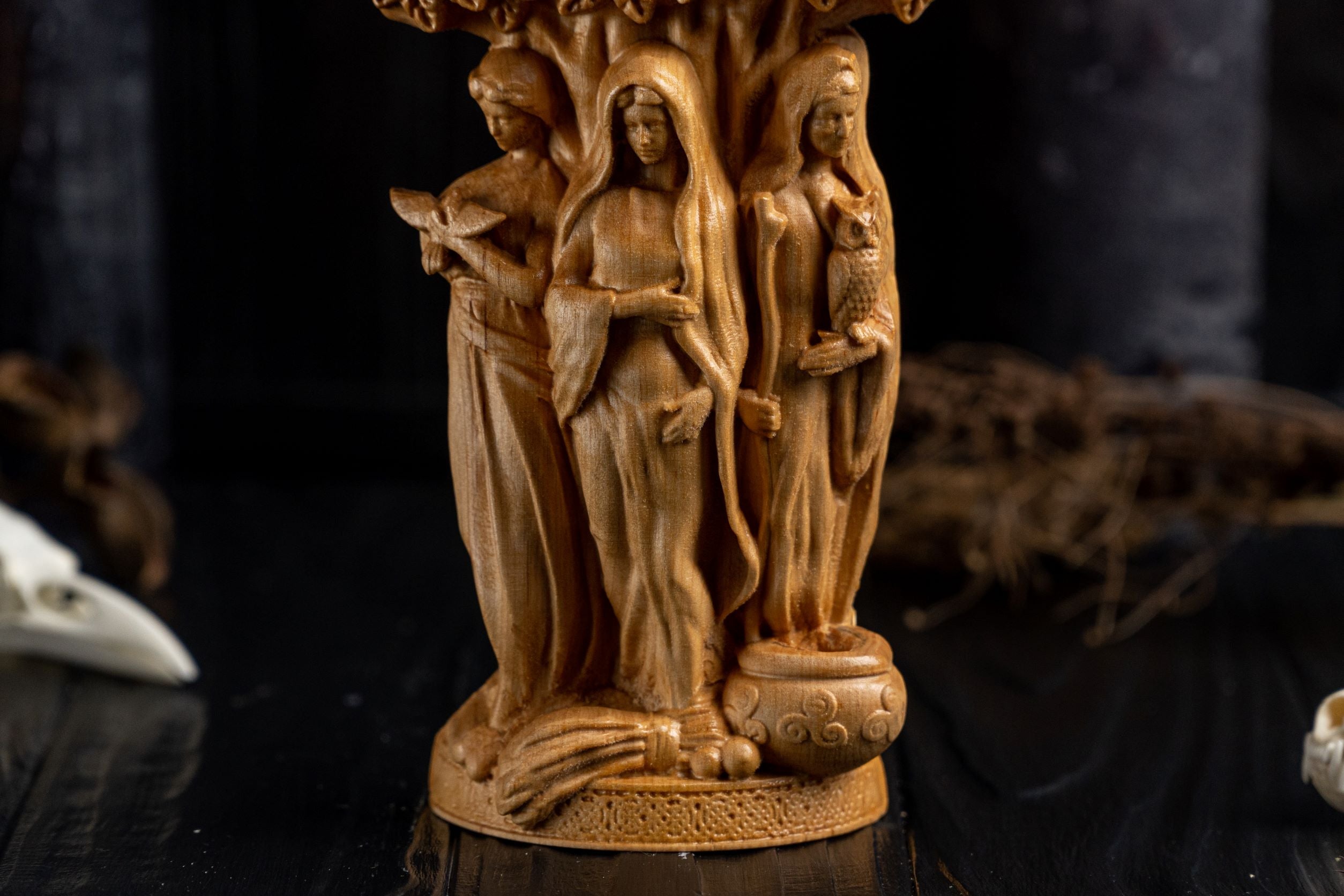 Handmade brigid statue
