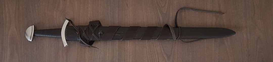 Battle ready medieval sword