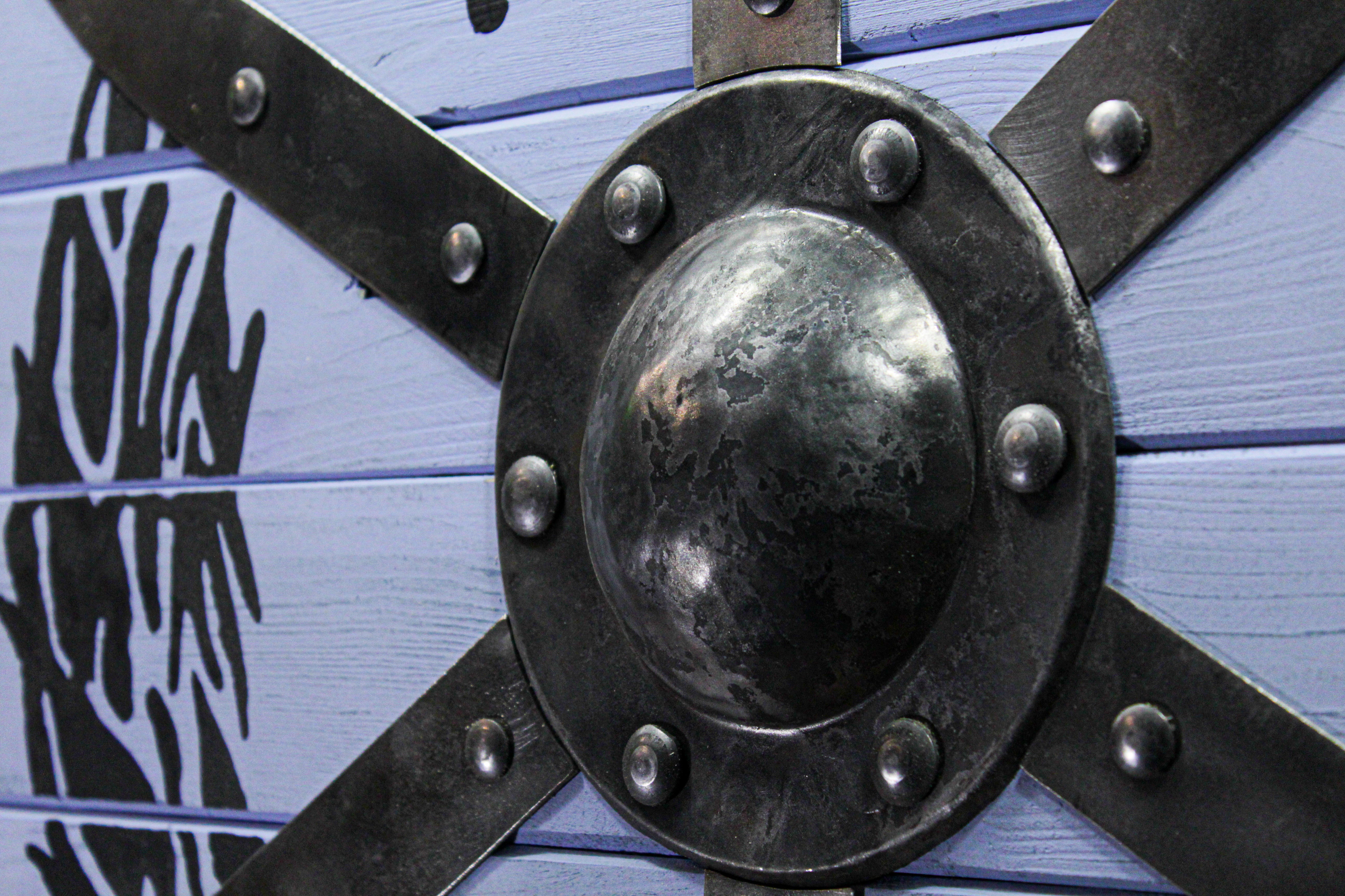 Wooden viking shield