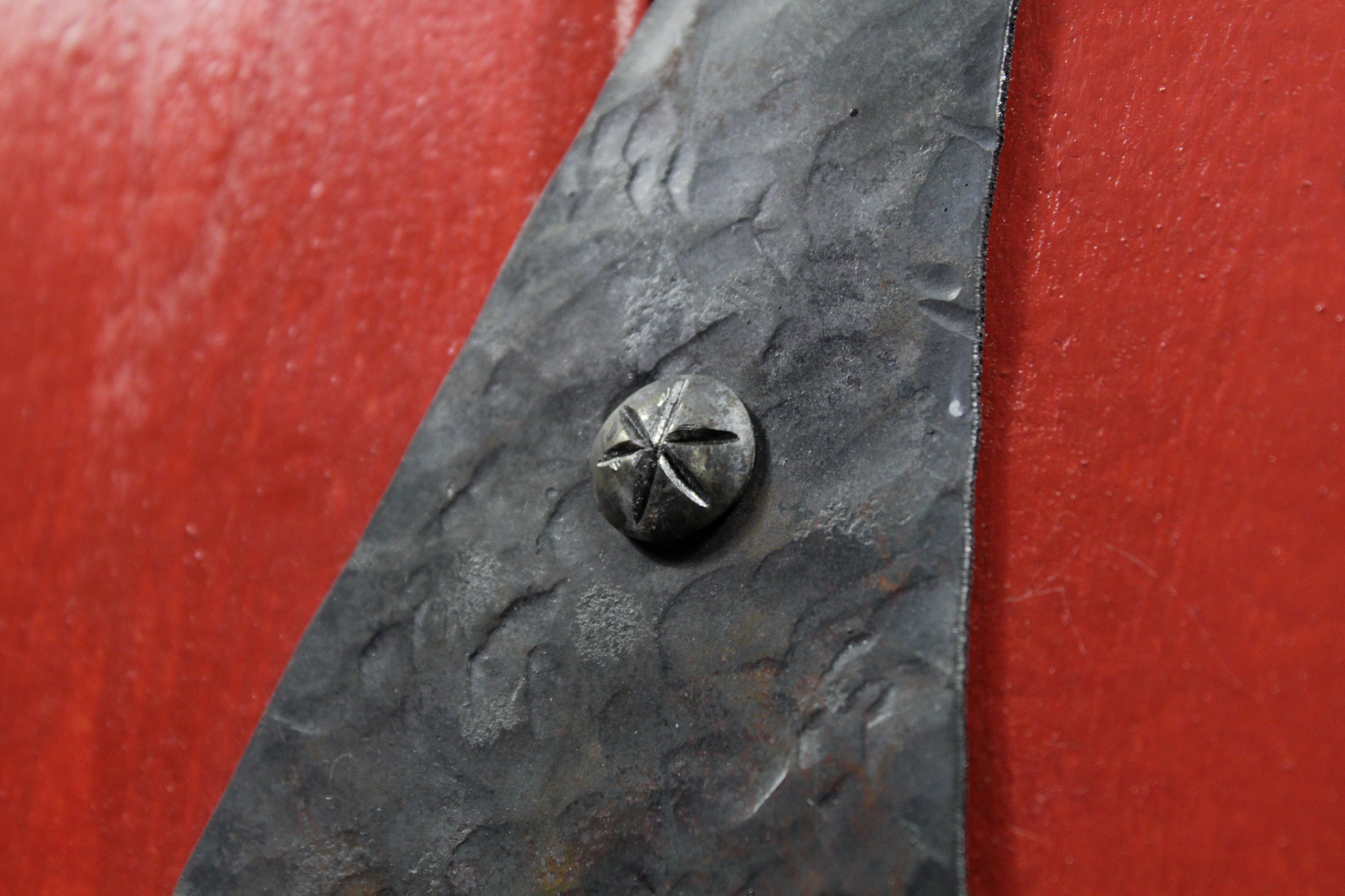 Forged viking shield