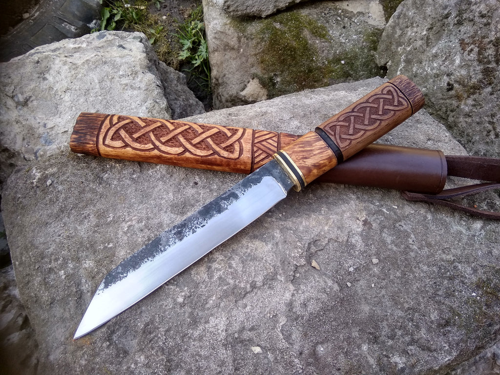  Hand forged viking knife