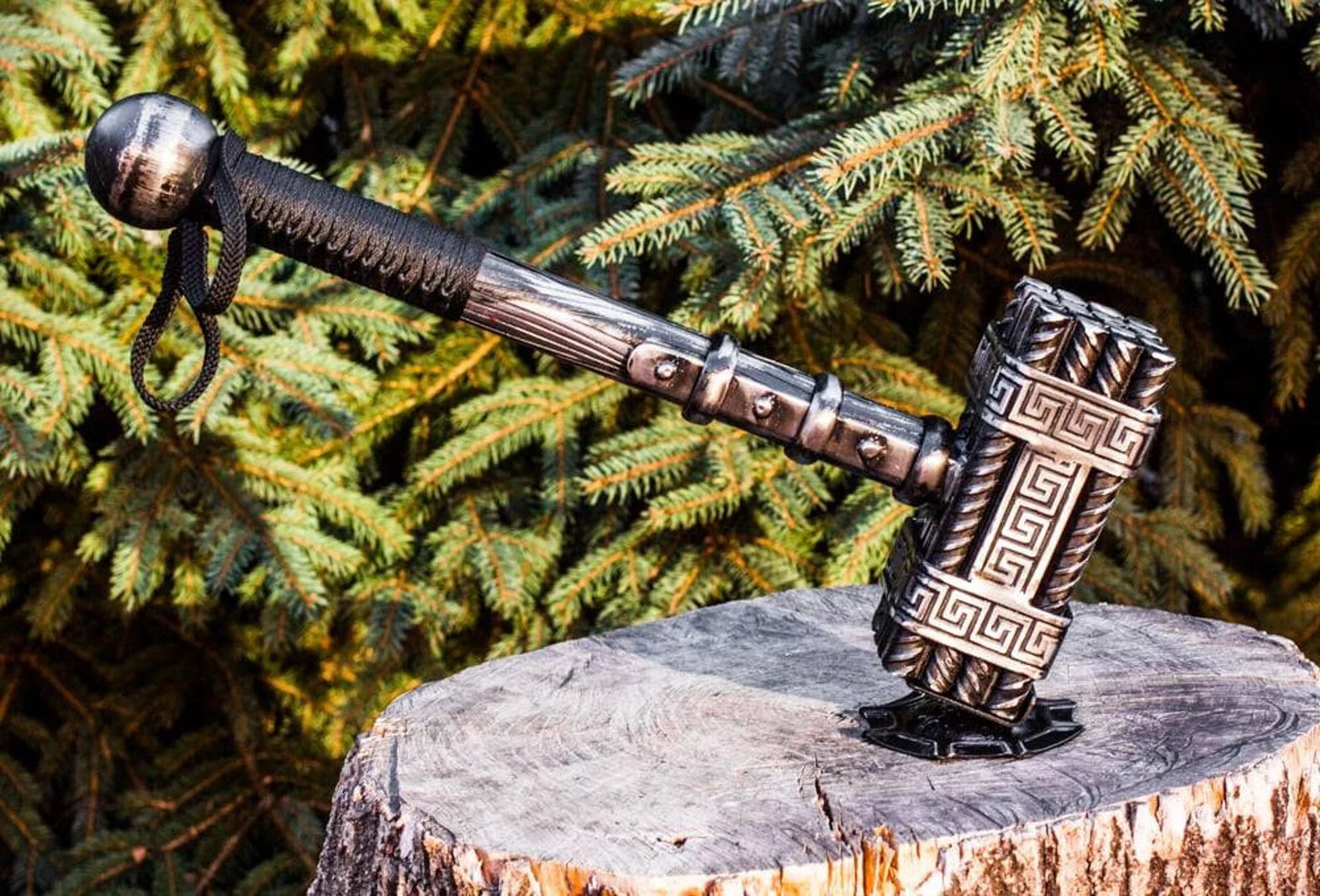 Forged Viking Hammer