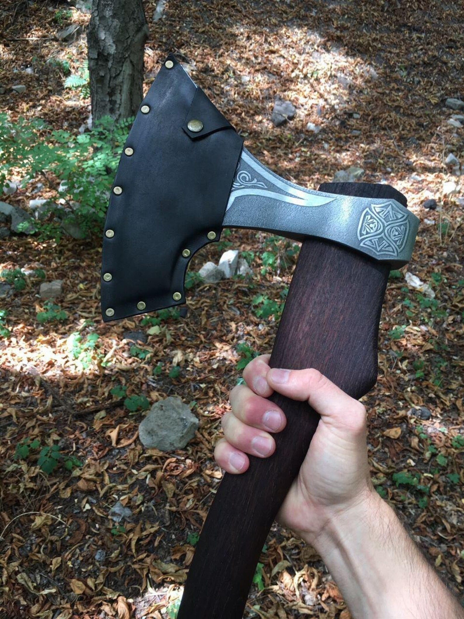 Engraved Dane axe