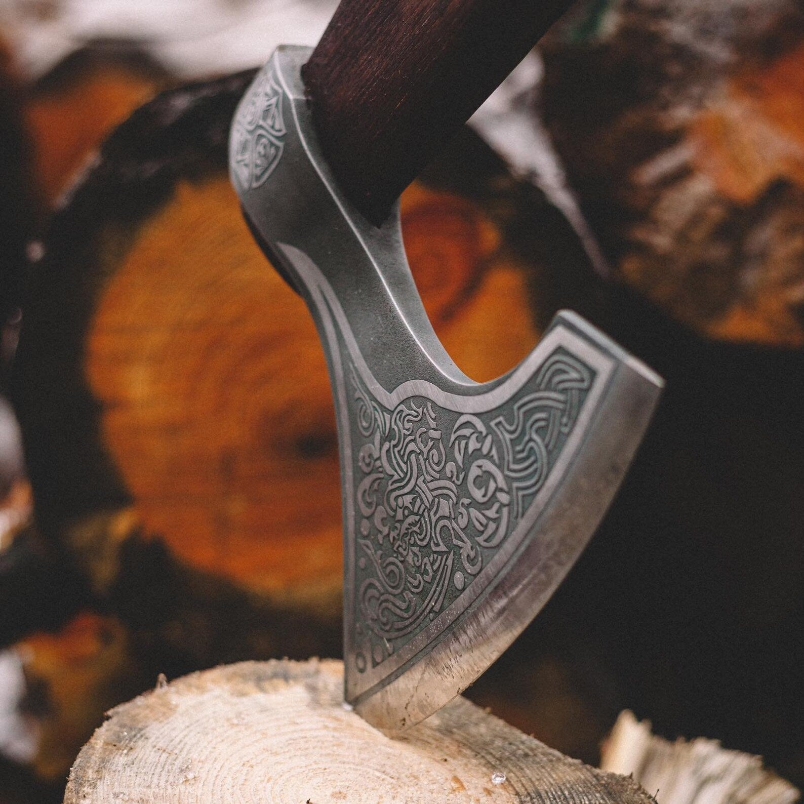 Engraved Dane axe