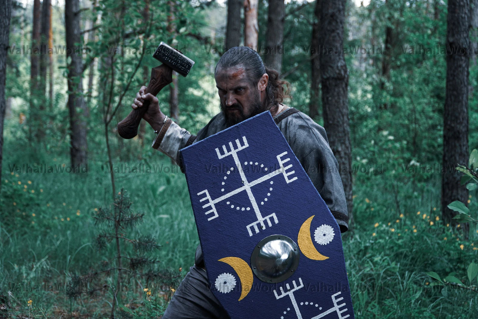 Runic Viking Hammer