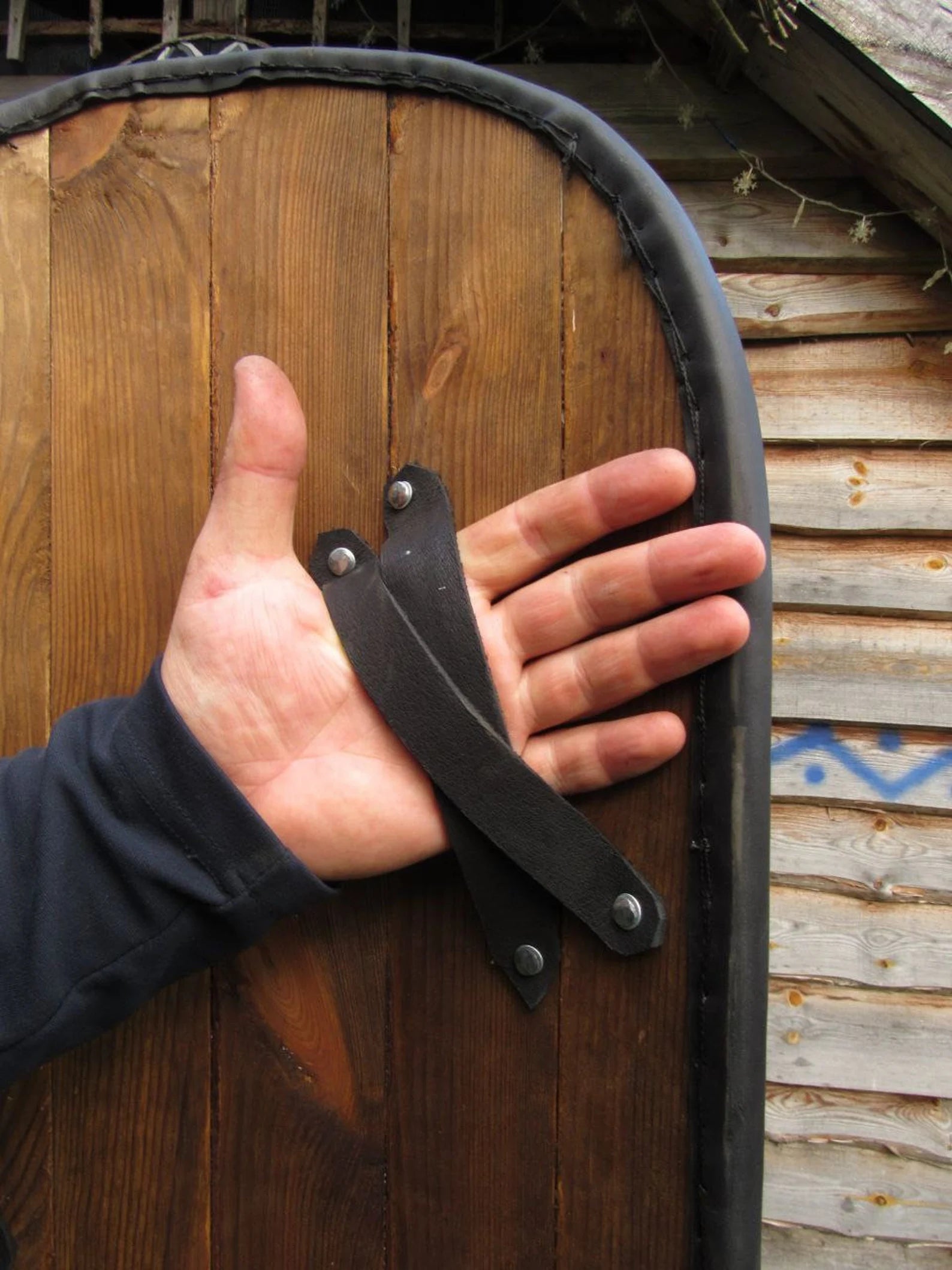 Custom shield handle