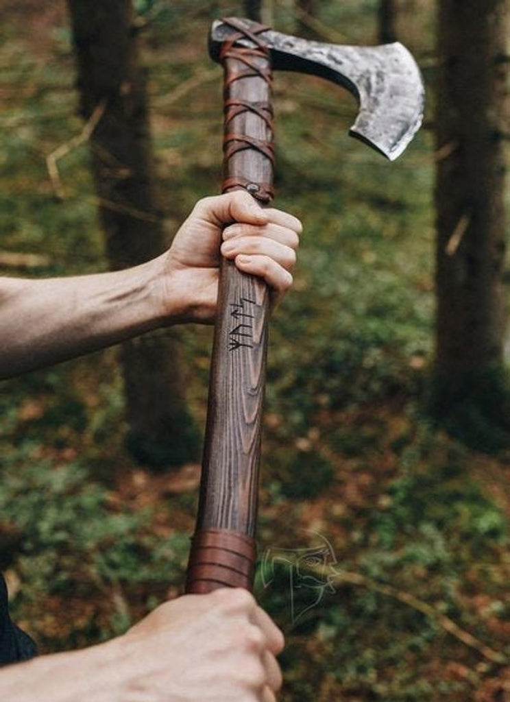 Real viking war axe