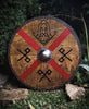Battle ready viking shields
