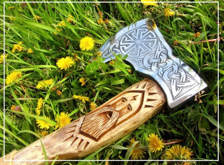 Viking axe handle