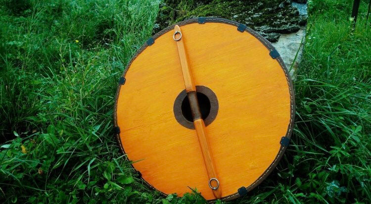 Viking shield handle