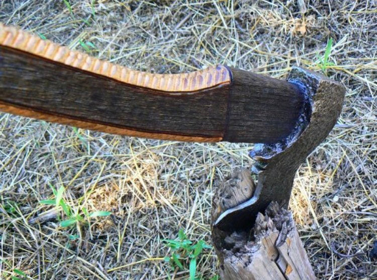 Viking hatchet handle