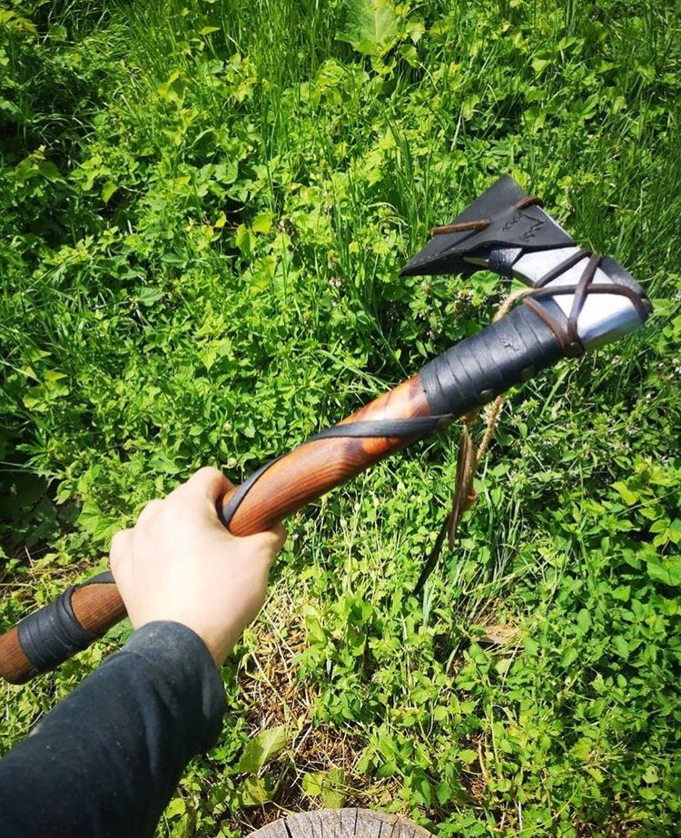 Handmade tomahawk axe