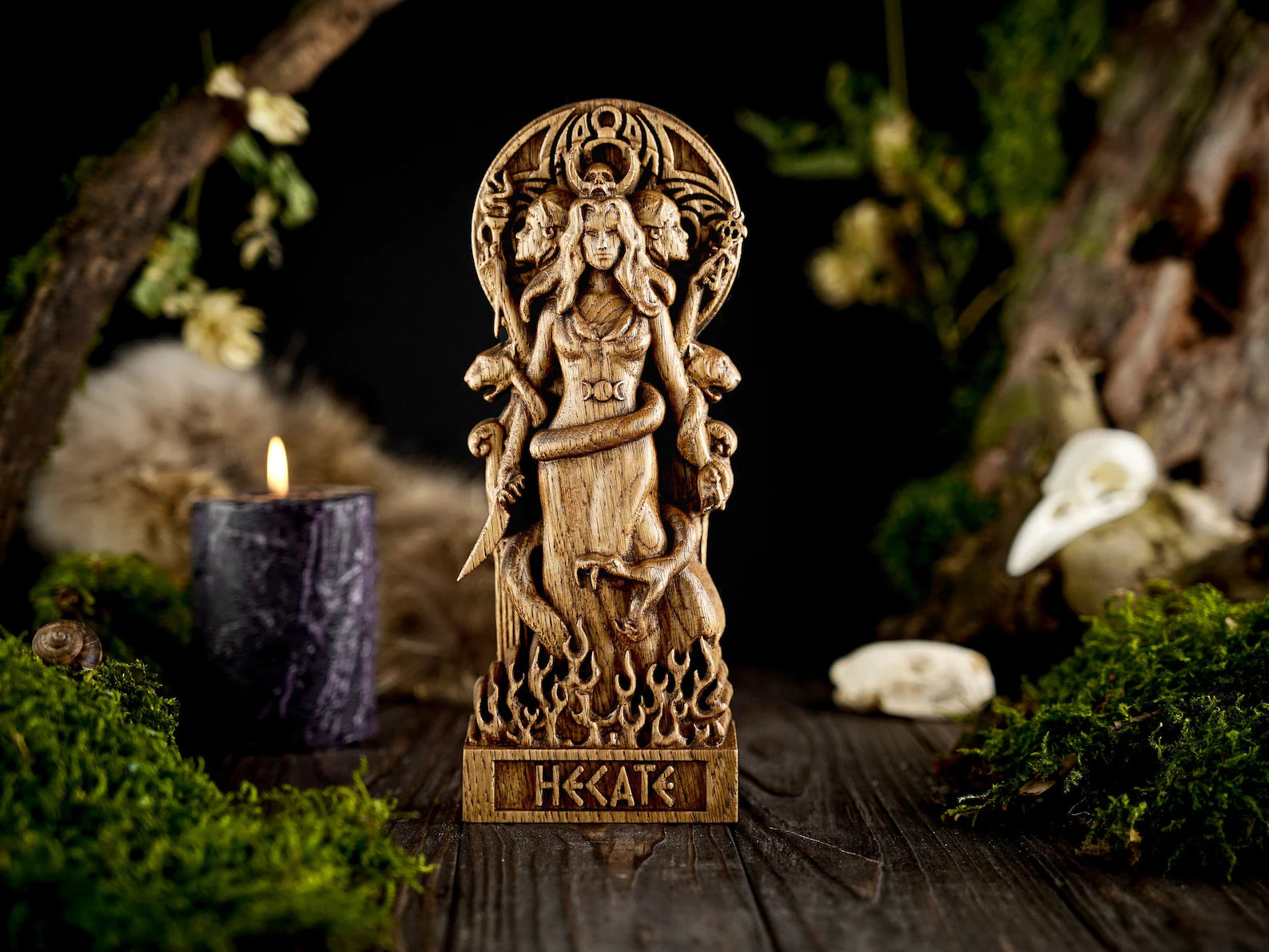 Greek pagan statue